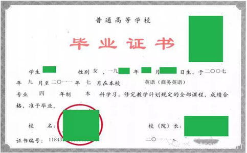 出國留學(xué)材料準(zhǔn)備之兩證翻譯模板-畢業(yè)證翻譯-學(xué)位證翻譯-證件翻譯